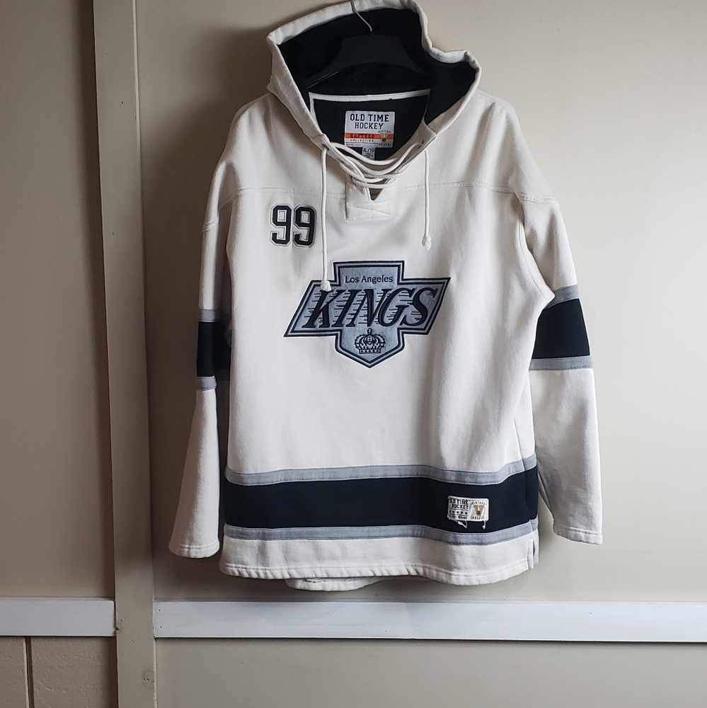 Vintage Wayne Gretzky Old Time Hockey Hoodie Size XL
